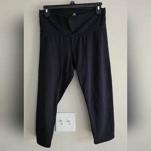 Adidas Black Cropped Leggings